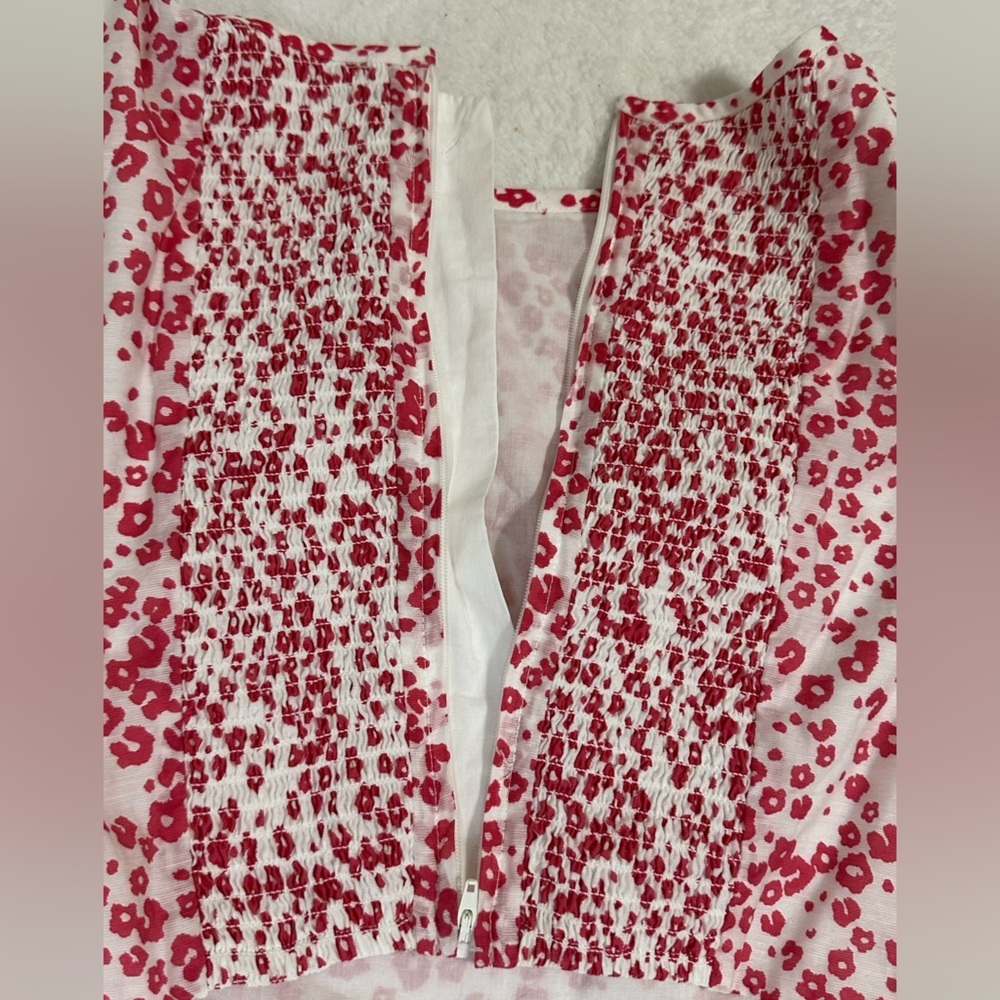 NWOT KEEPSAKE the Label Red and White Casual Floral Sundress Size S - Picture 16 of 16